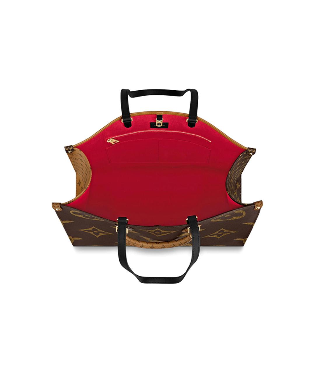 LOUIS VUITTON Коричневая сумка тоут, фото 4