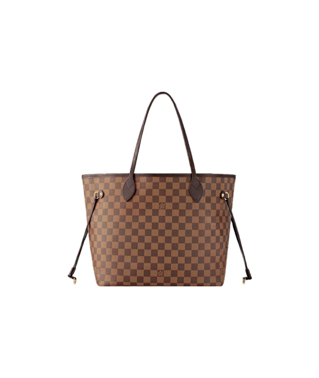 LOUIS VUITTON Коричневая сумка тоут из канвы, фото 2