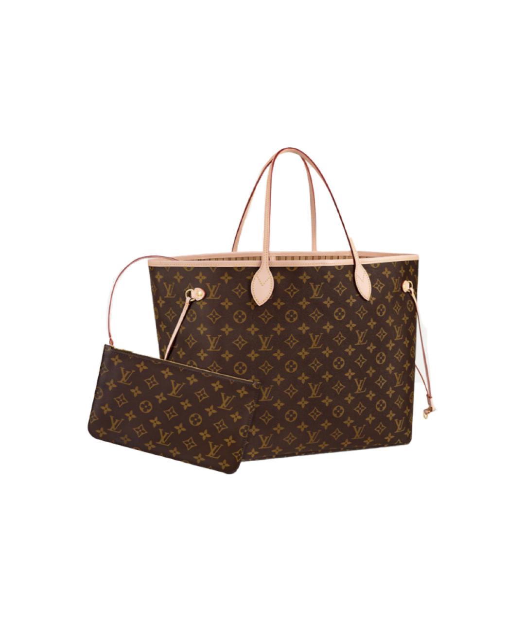 LOUIS VUITTON Коричневая сумка тоут, фото 1