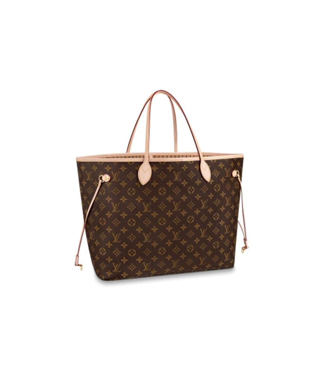 LOUIS VUITTON Коричневая сумка тоут, фото 3