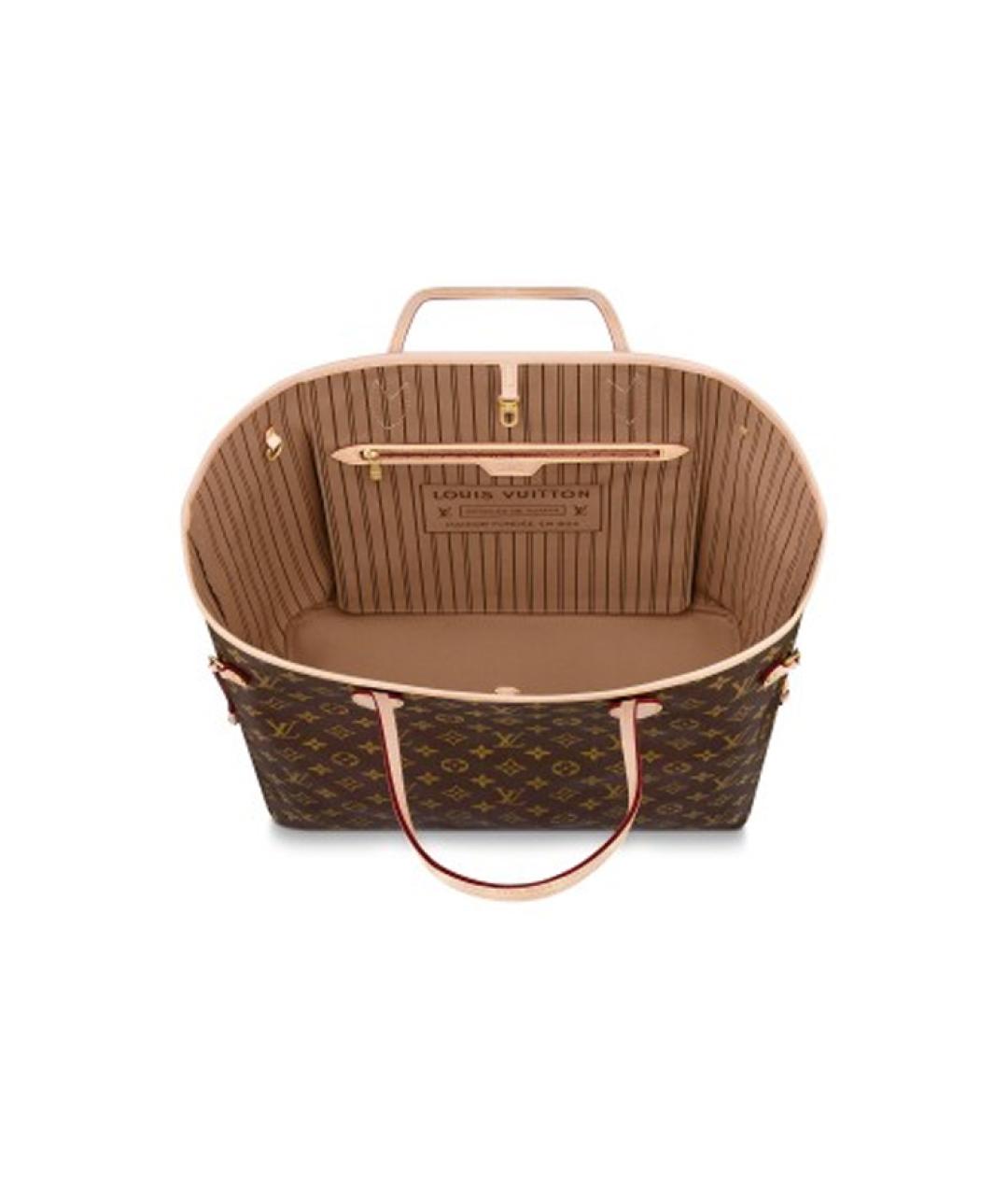 LOUIS VUITTON Коричневая сумка тоут, фото 5