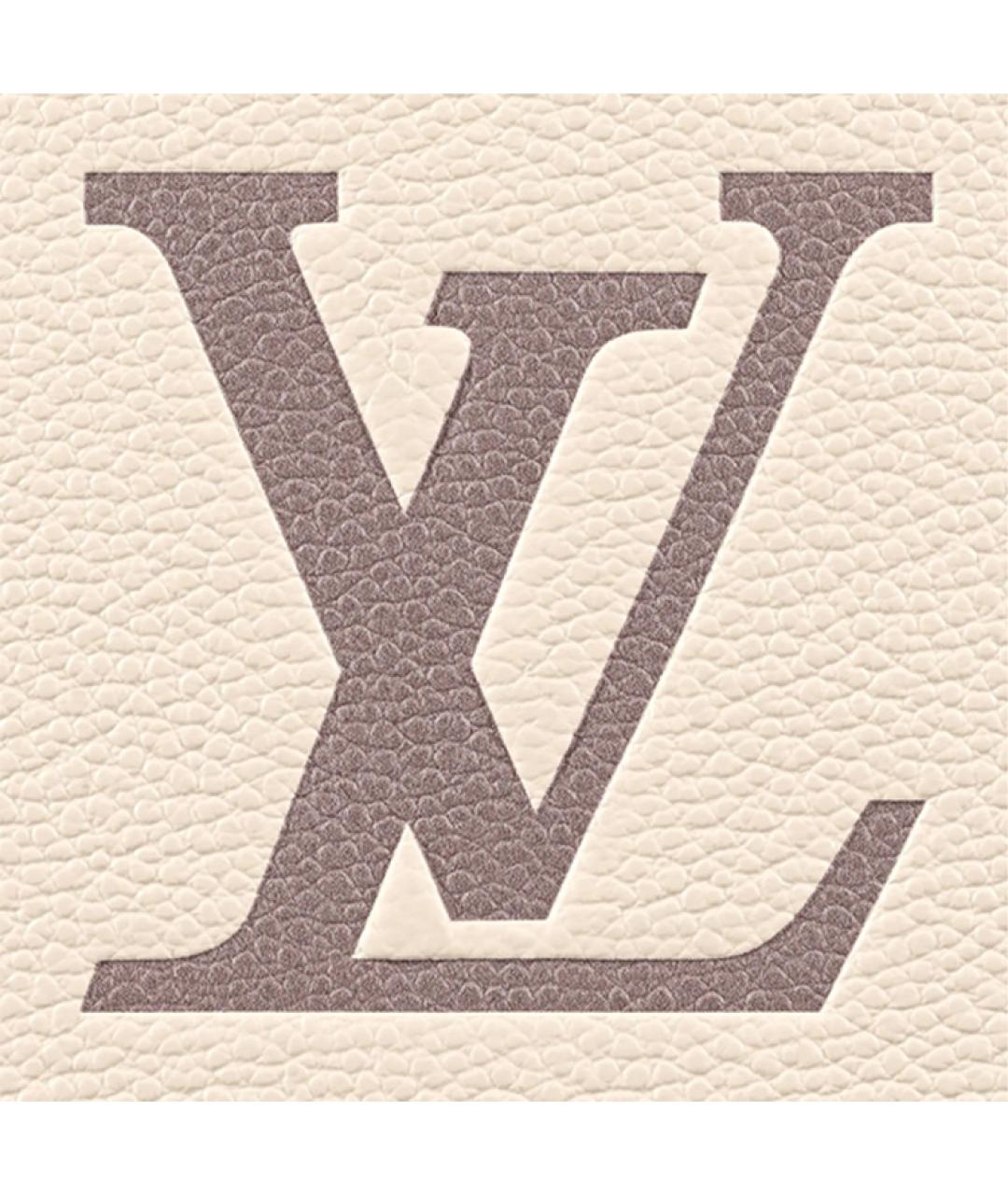 LOUIS VUITTON Бежевая сумка тоут, фото 6