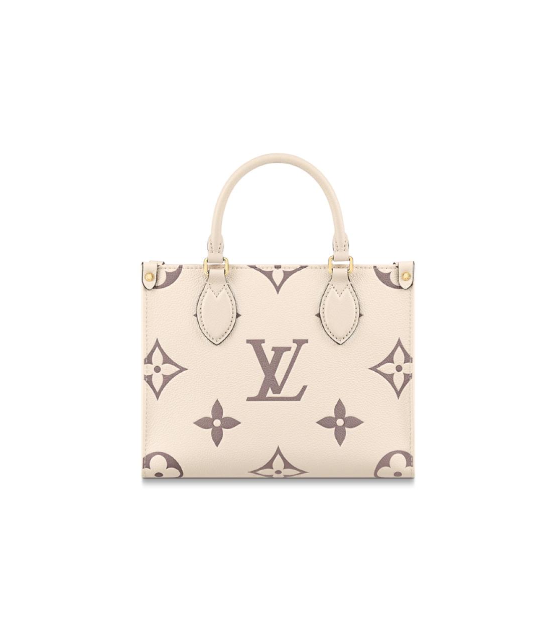 LOUIS VUITTON Бежевая сумка тоут, фото 3