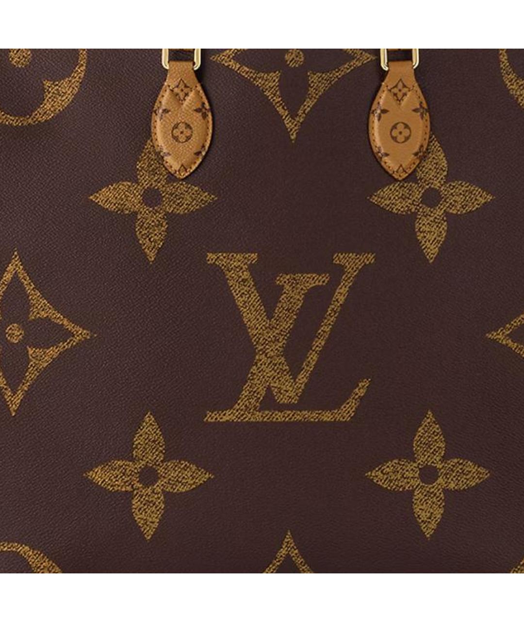 LOUIS VUITTON Коричневая сумка тоут, фото 4