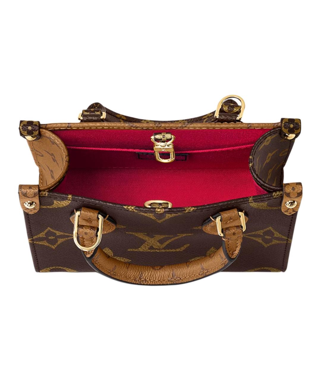 LOUIS VUITTON Коричневая сумка тоут, фото 8