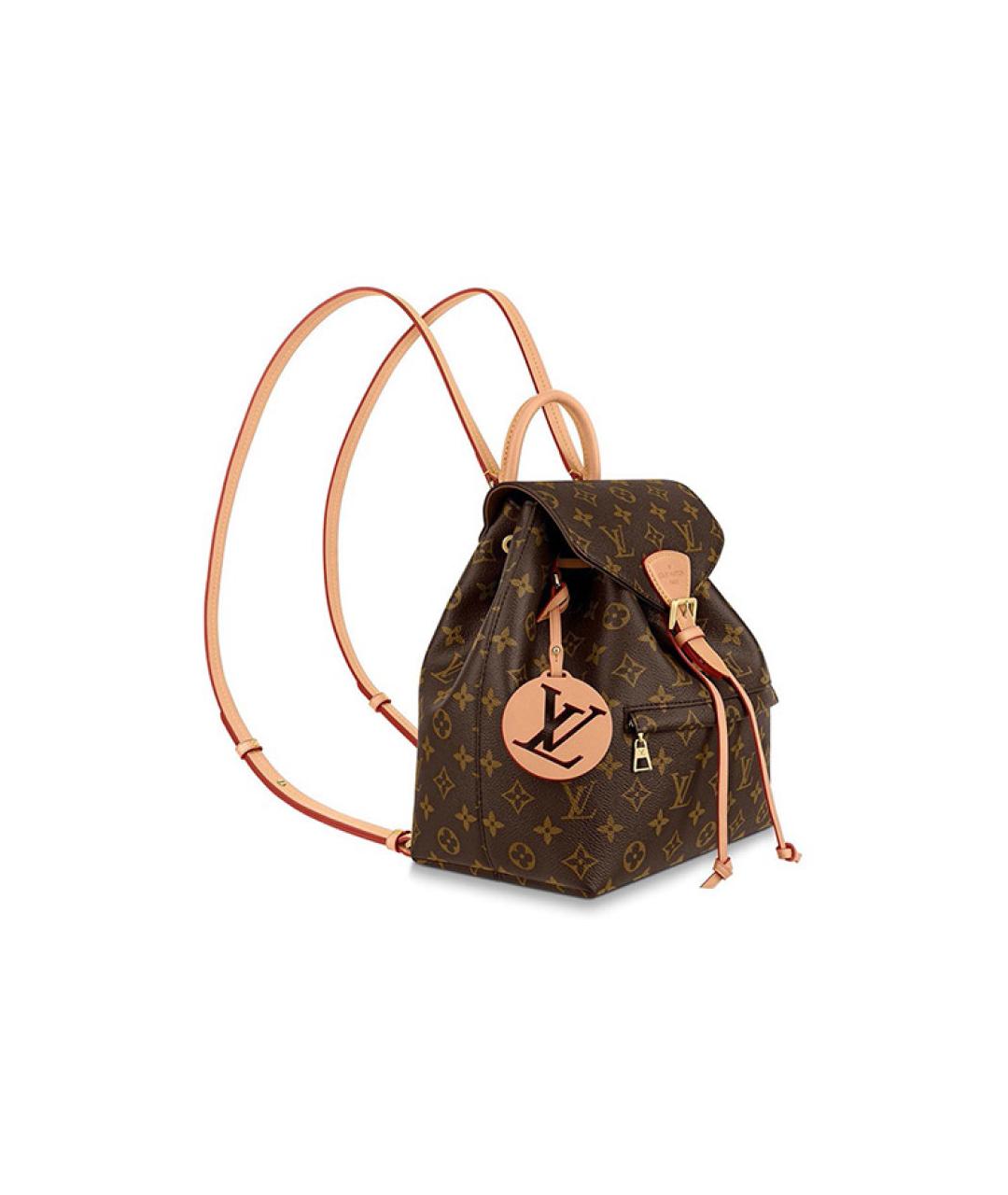 LOUIS VUITTON Коричневый рюкзак, фото 2