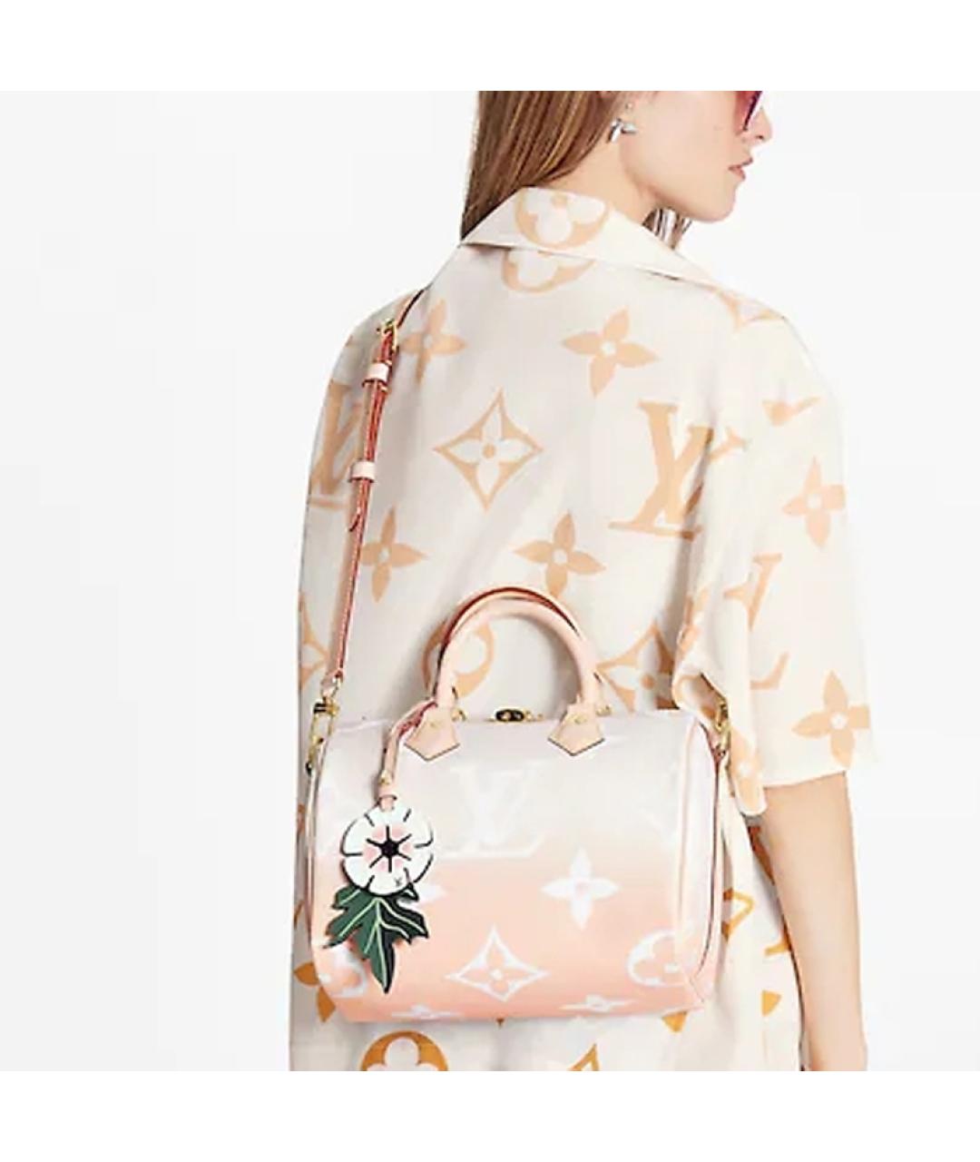 LOUIS VUITTON Серая сумка с короткими ручками, фото 6