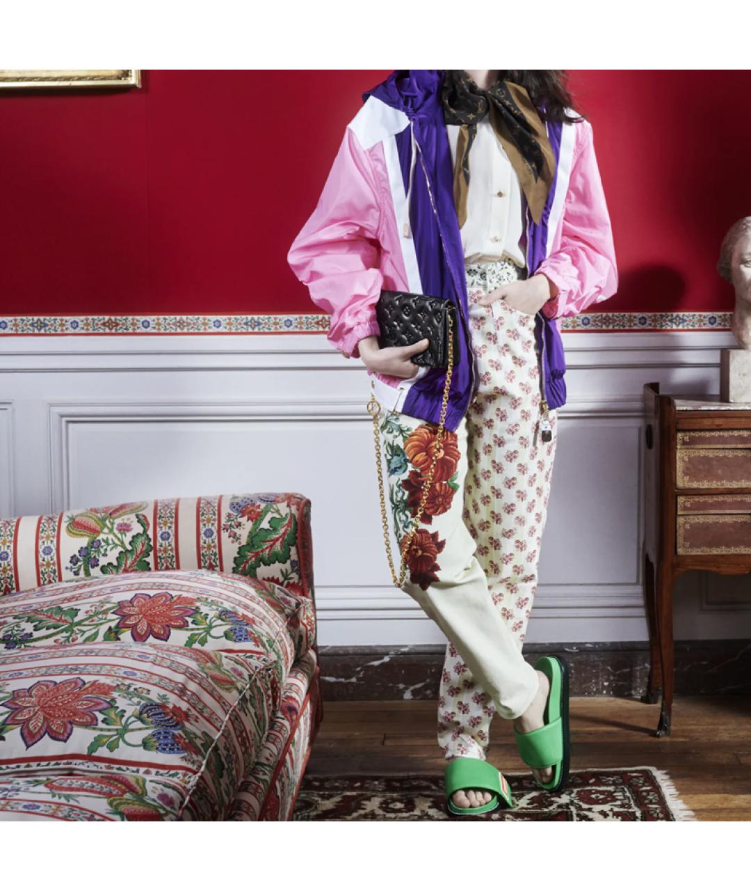 LOUIS VUITTON Черная кожаная сумка через плечо, фото 6