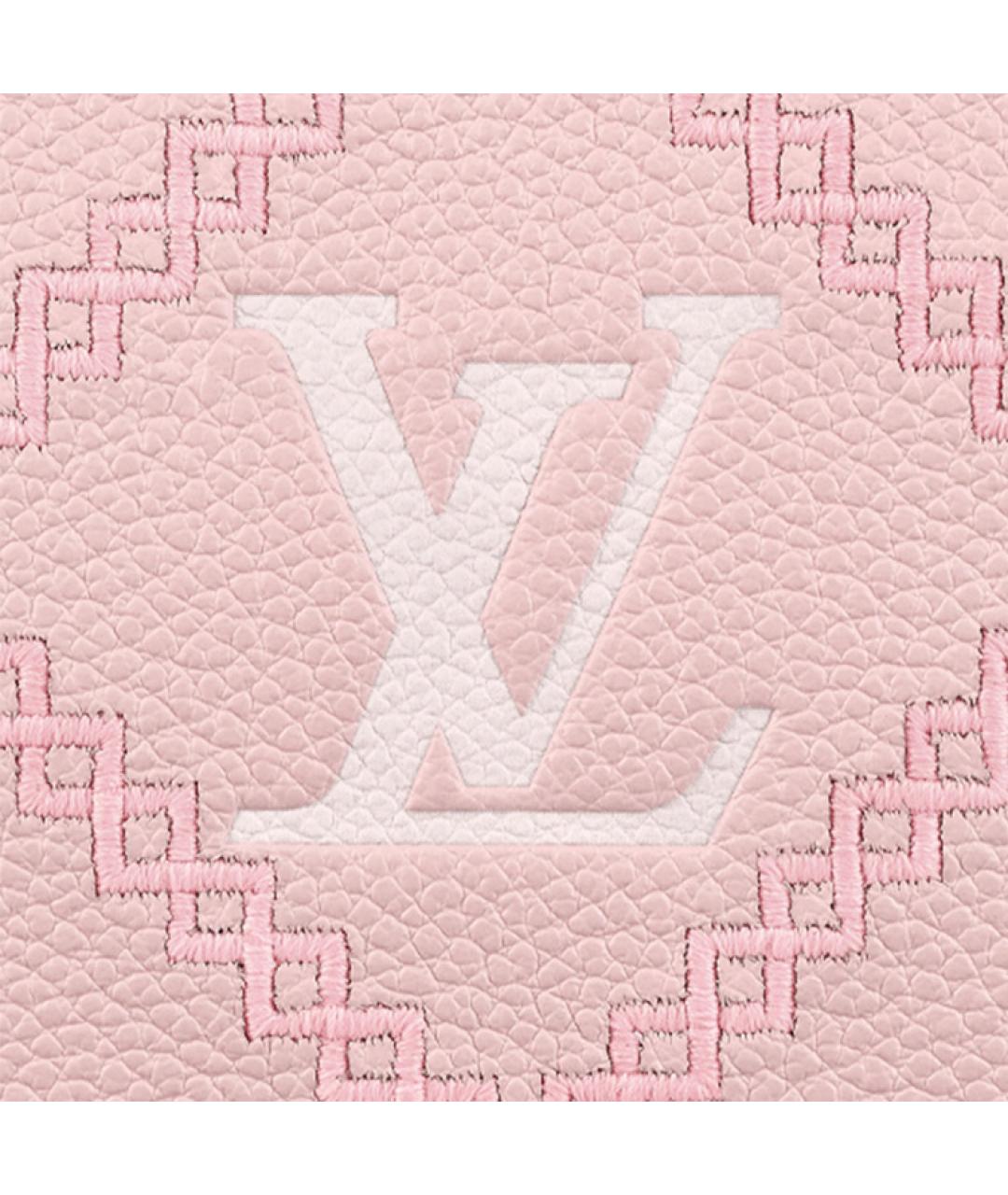 LOUIS VUITTON Розовая кожаная сумка через плечо, фото 6