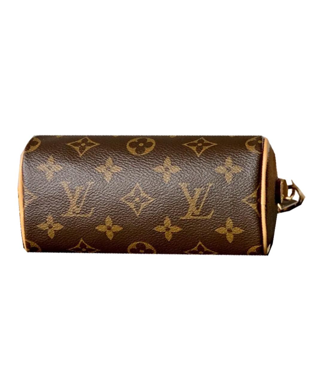 LOUIS VUITTON Коричневая сумка с короткими ручками, фото 5