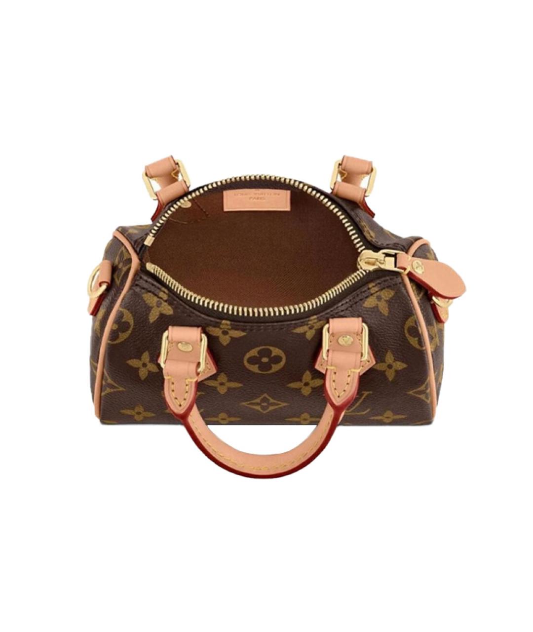 LOUIS VUITTON Коричневая сумка с короткими ручками, фото 4