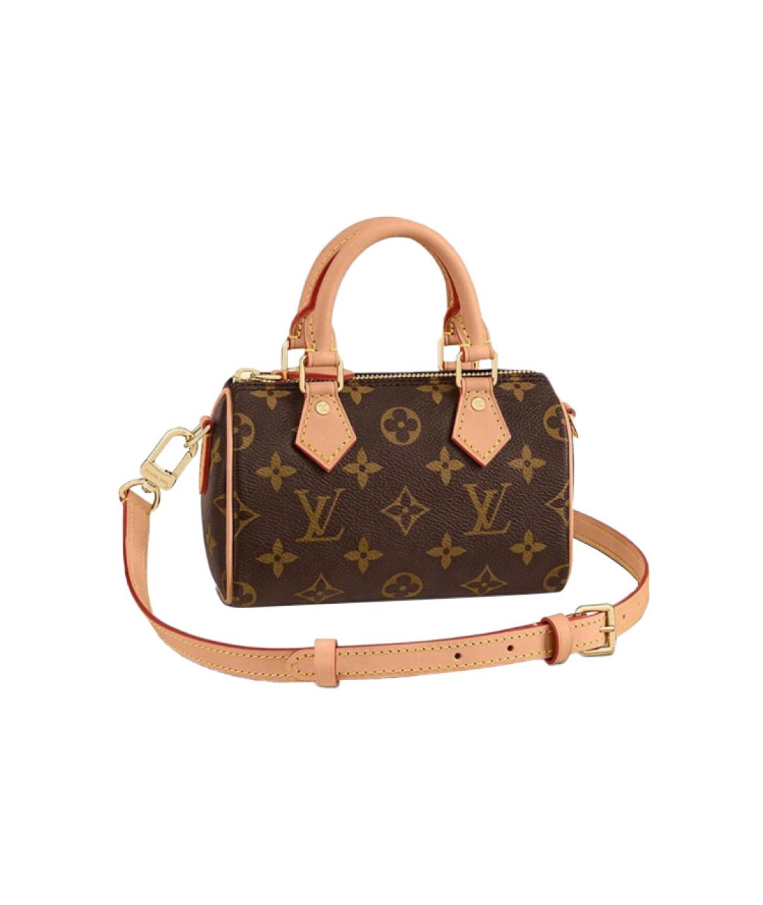 LOUIS VUITTON Коричневая сумка с короткими ручками, фото 1
