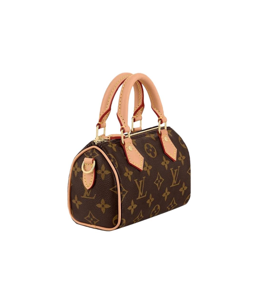 LOUIS VUITTON Коричневая сумка с короткими ручками, фото 2