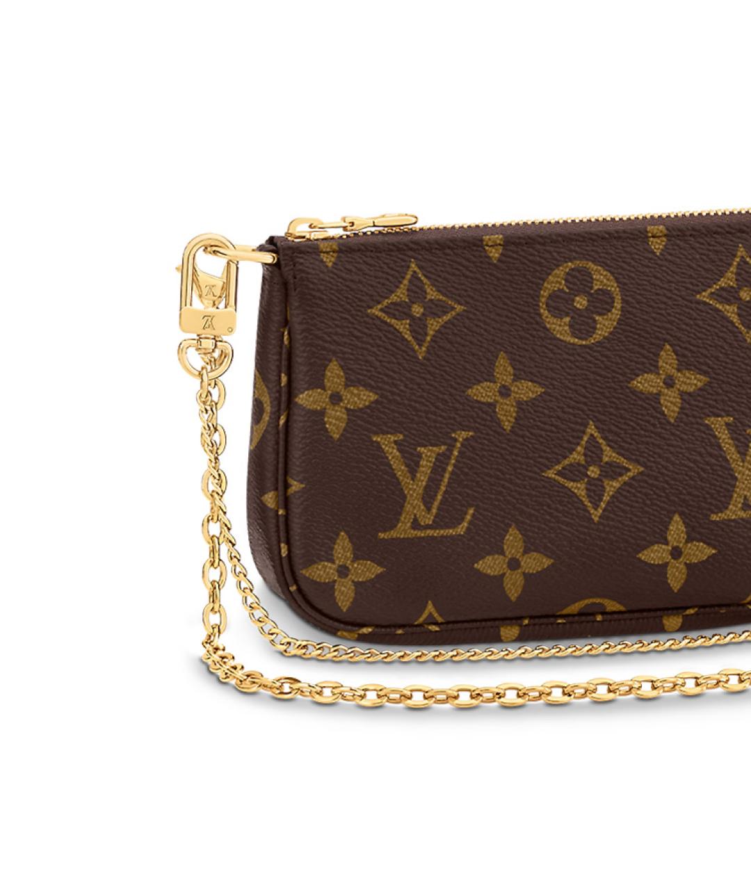 LOUIS VUITTON Коричневая сумка через плечо, фото 5