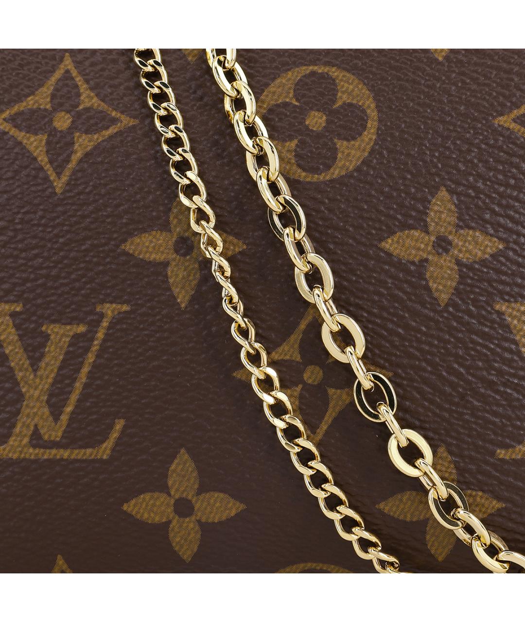 LOUIS VUITTON Коричневая сумка через плечо, фото 6