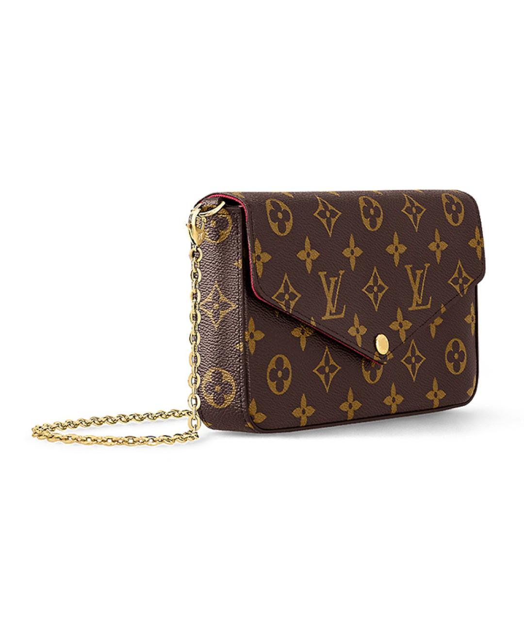 LOUIS VUITTON Коричневая сумка через плечо, фото 2