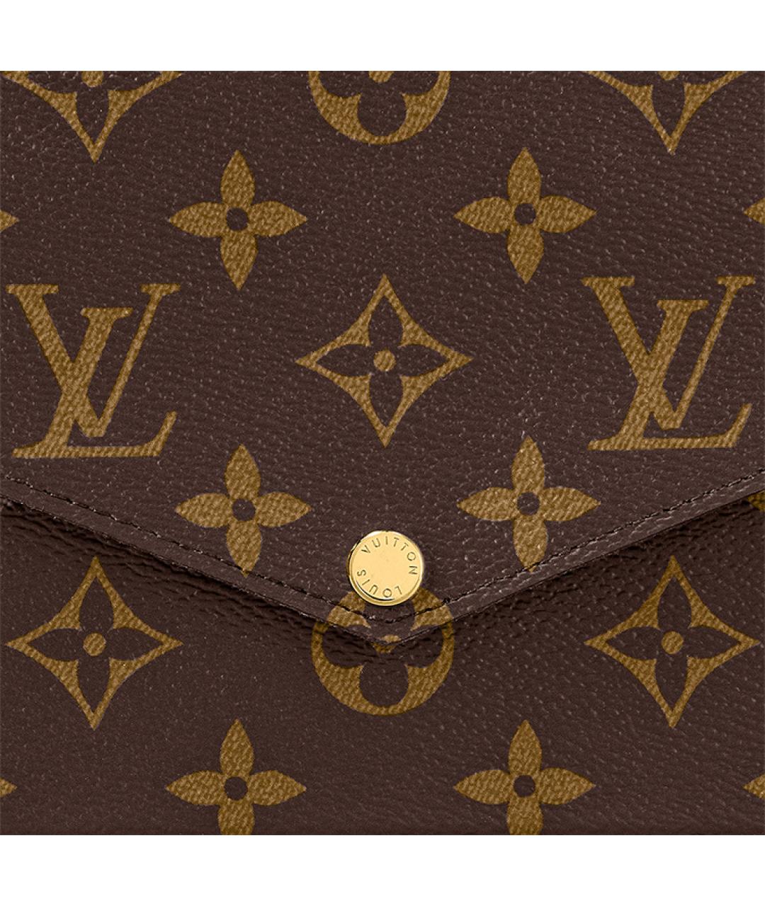 LOUIS VUITTON Коричневая сумка через плечо, фото 4