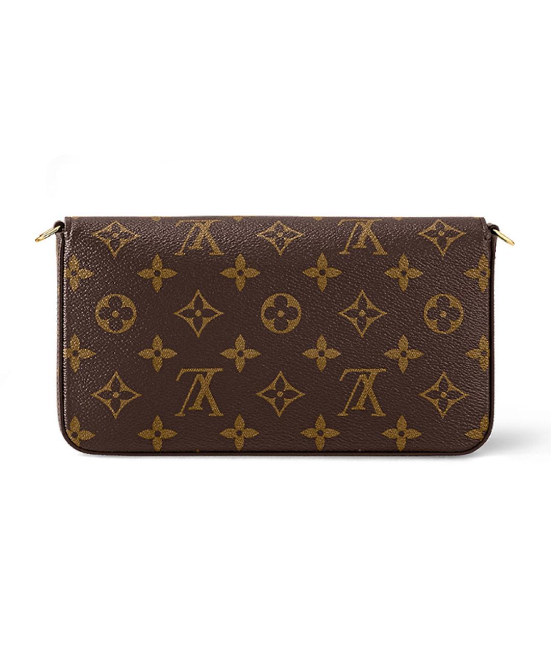 LOUIS VUITTON Коричневая сумка через плечо, фото 3