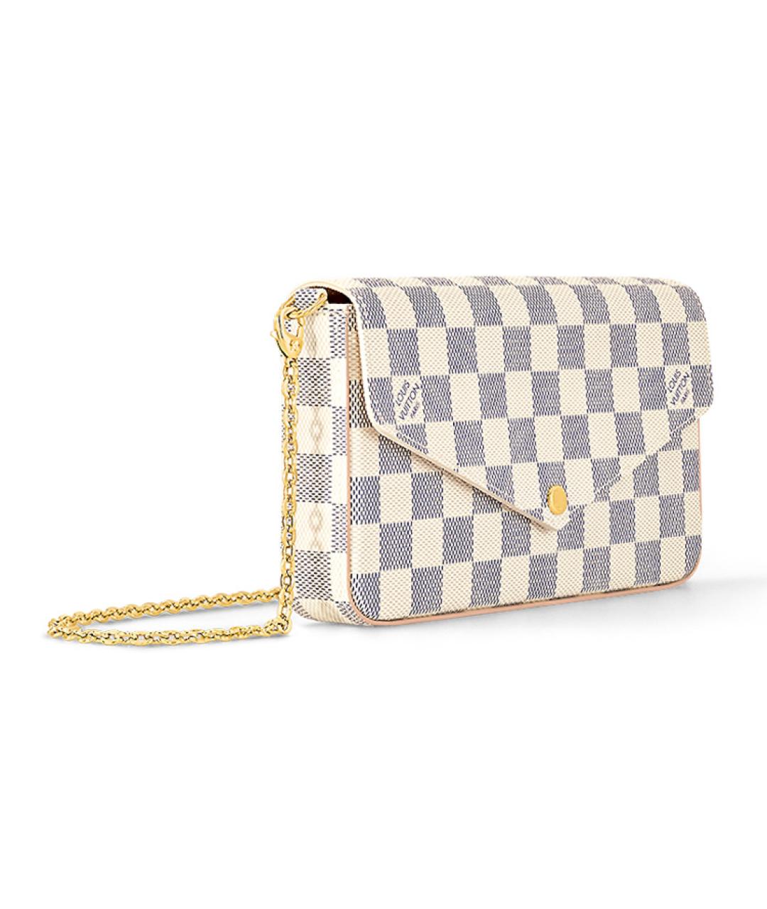 LOUIS VUITTON Белая сумка через плечо, фото 2