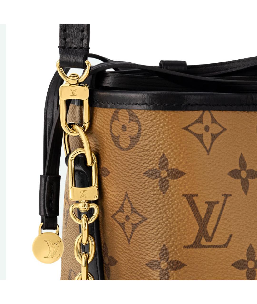 LOUIS VUITTON Коричневая сумка через плечо, фото 4