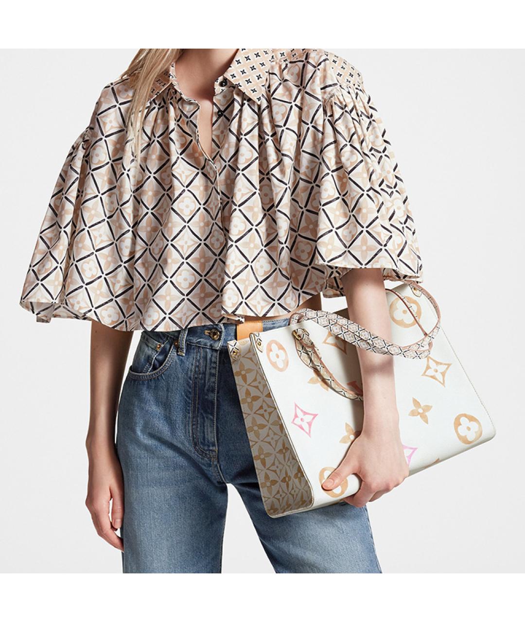 LOUIS VUITTON Кожаная сумка тоут, фото 5