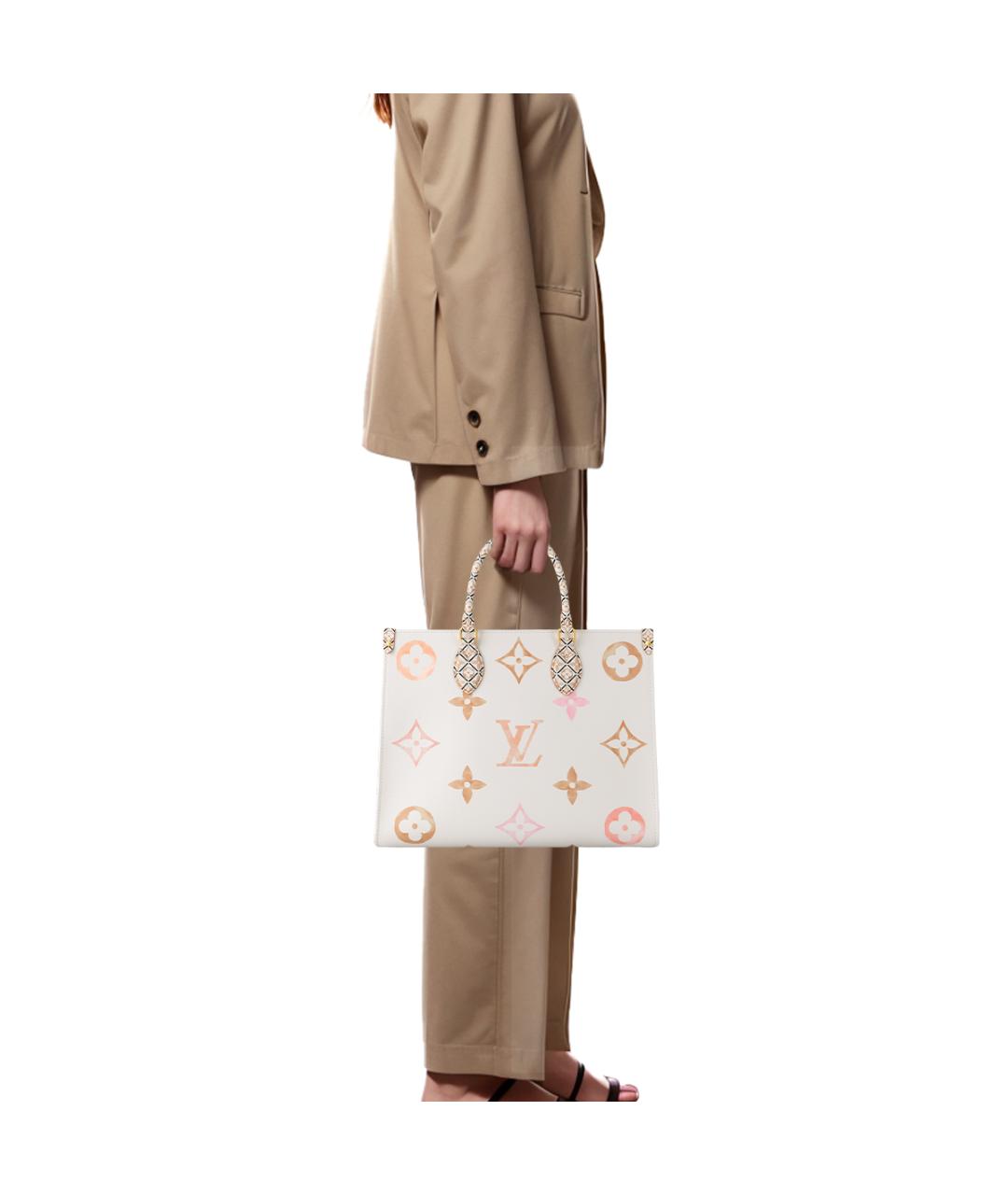 LOUIS VUITTON Кожаная сумка тоут, фото 7