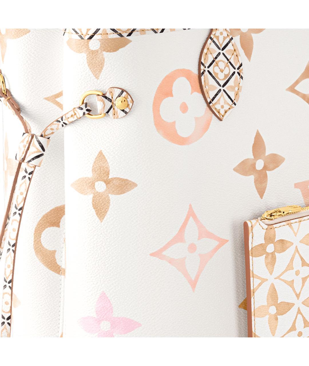 LOUIS VUITTON Белая сумка тоут, фото 5