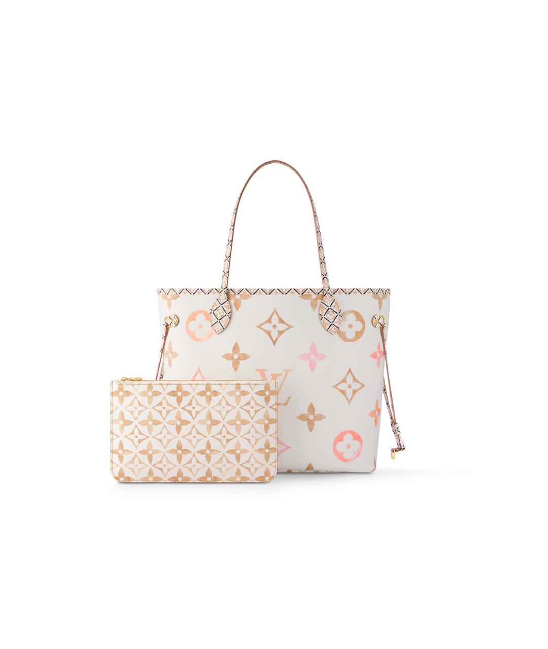 LOUIS VUITTON Белая сумка тоут, фото 3