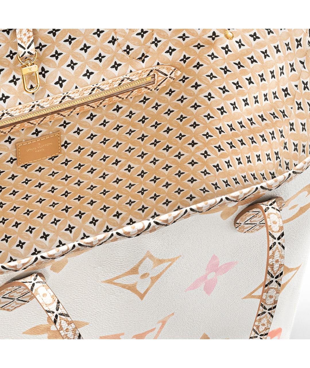 LOUIS VUITTON Белая сумка тоут, фото 7