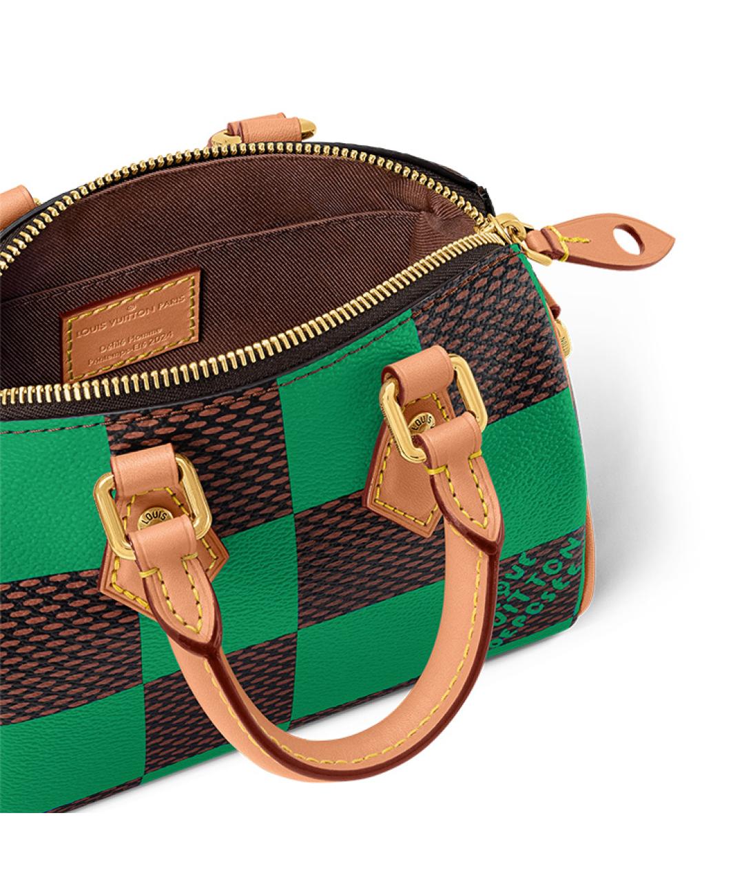 LOUIS VUITTON Зеленая сумка через плечо, фото 5