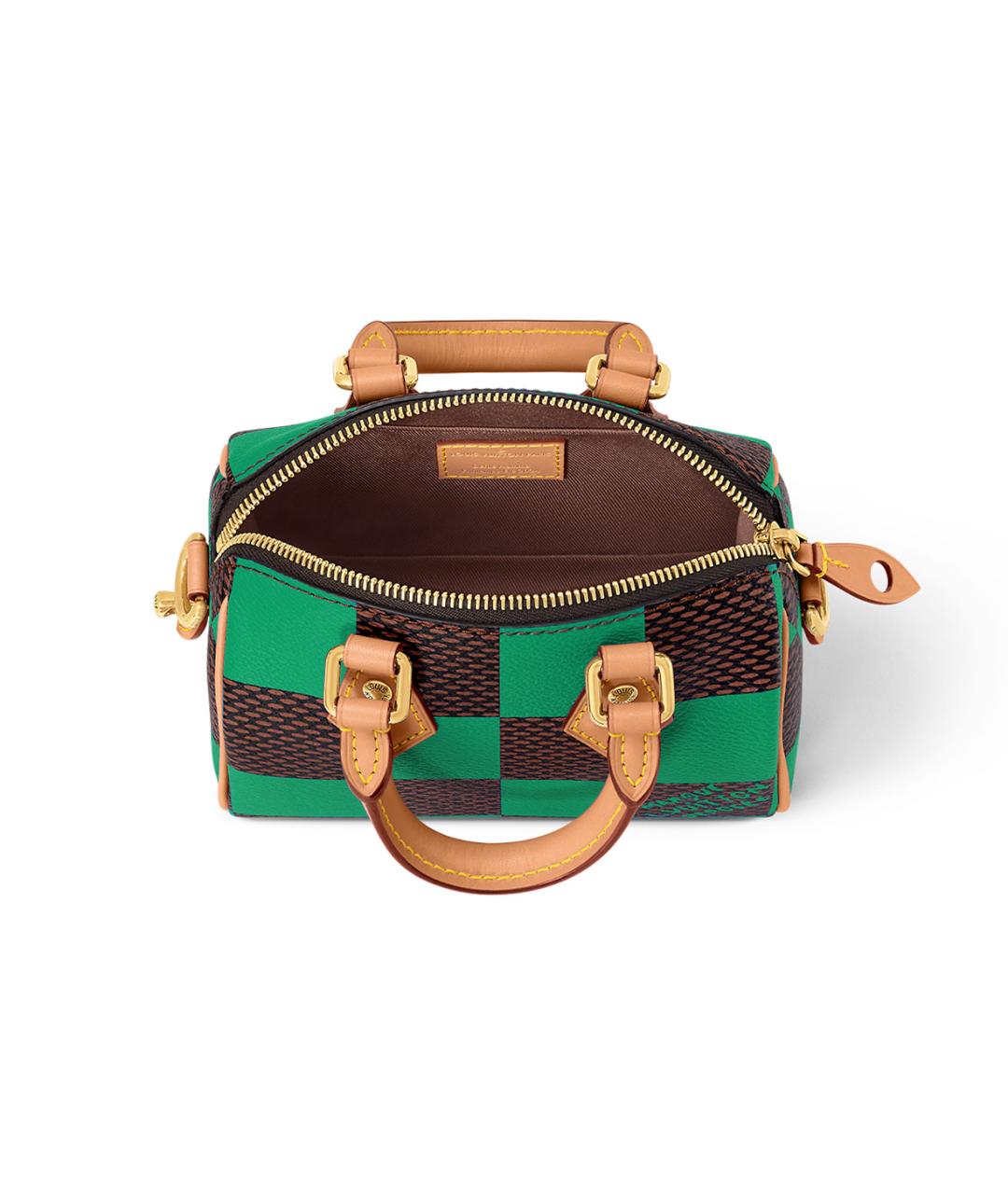 LOUIS VUITTON Зеленая сумка через плечо, фото 4