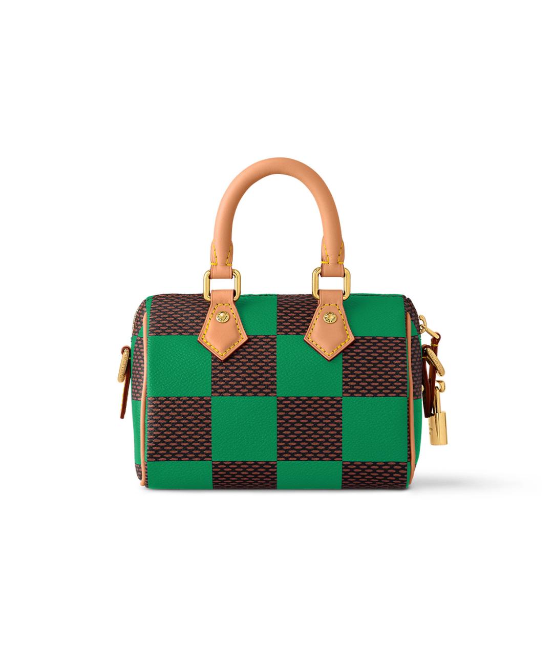 LOUIS VUITTON Зеленая сумка через плечо, фото 3
