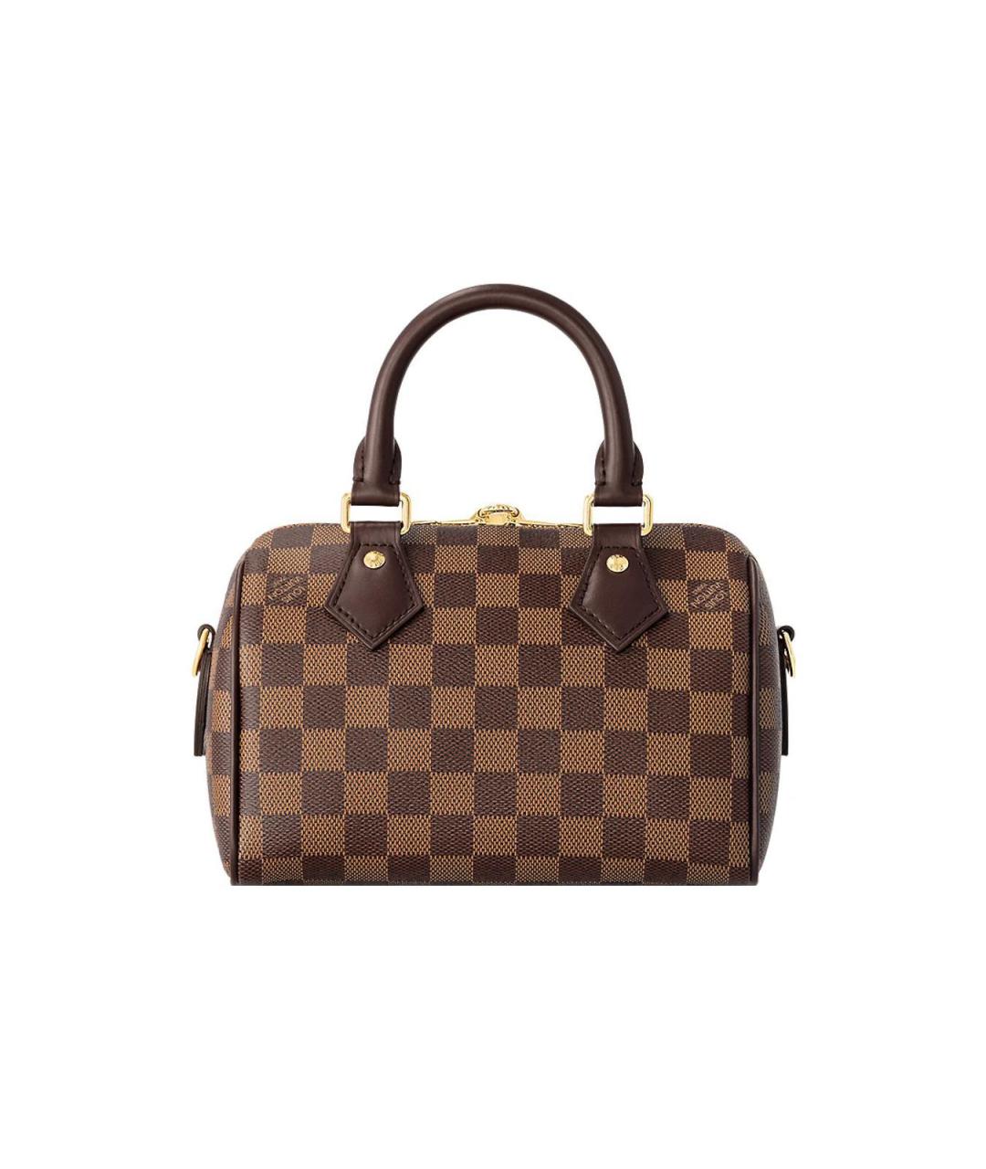 LOUIS VUITTON Коричневая сумка с короткими ручками, фото 3