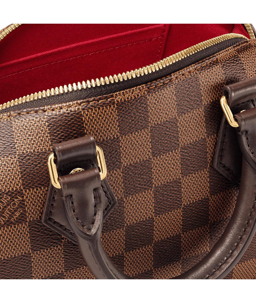 LOUIS VUITTON Коричневая сумка с короткими ручками, фото 7