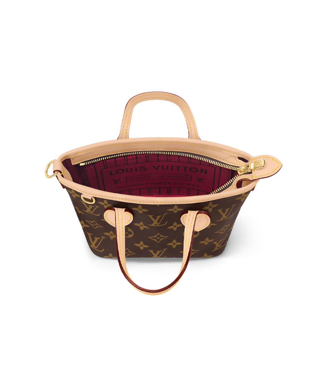 LOUIS VUITTON Коричневая сумка тоут, фото 4