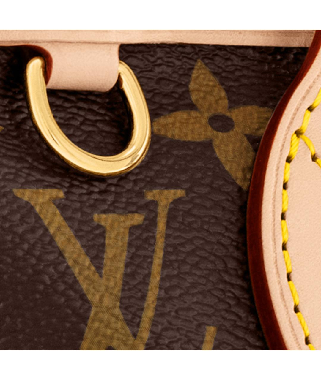 LOUIS VUITTON Коричневая сумка тоут, фото 6