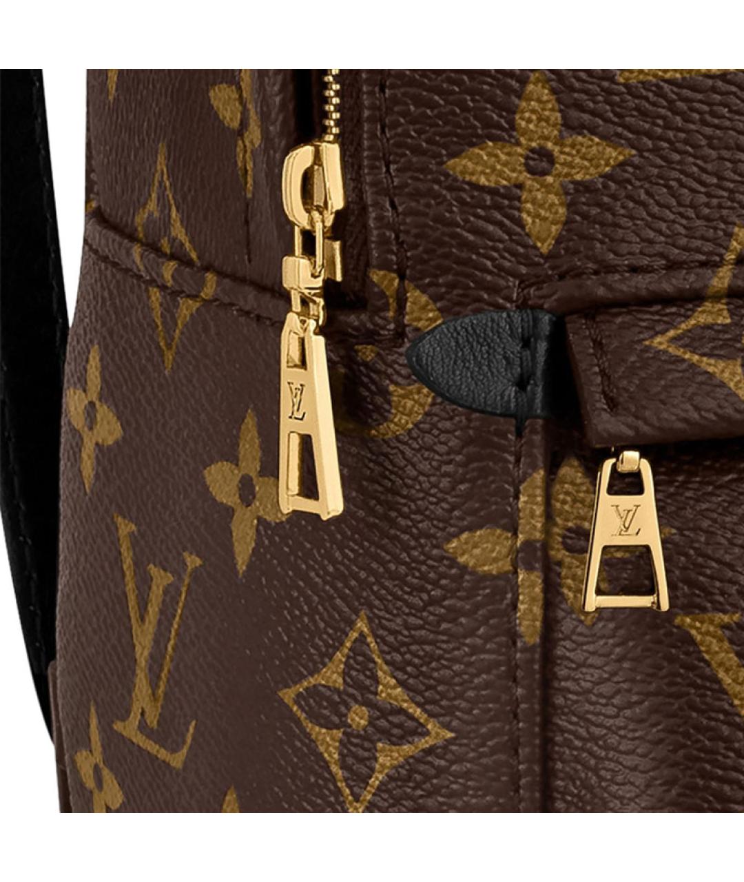 LOUIS VUITTON Коричневый тканевый рюкзак, фото 8