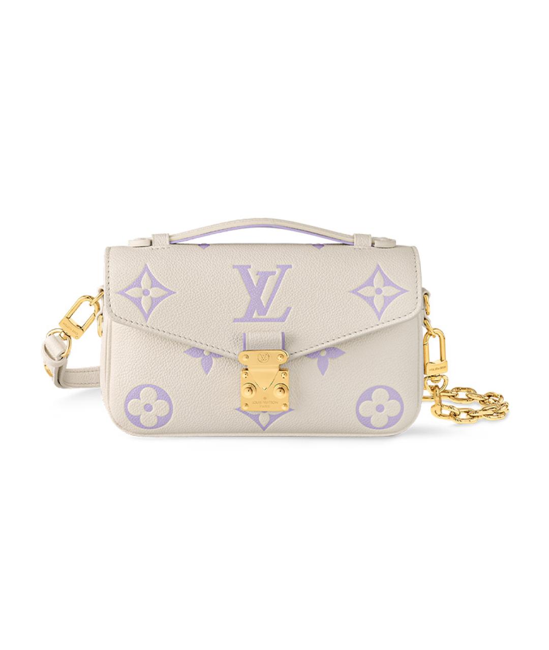 LOUIS VUITTON Фиолетовая кожаная сумка через плечо, фото 1