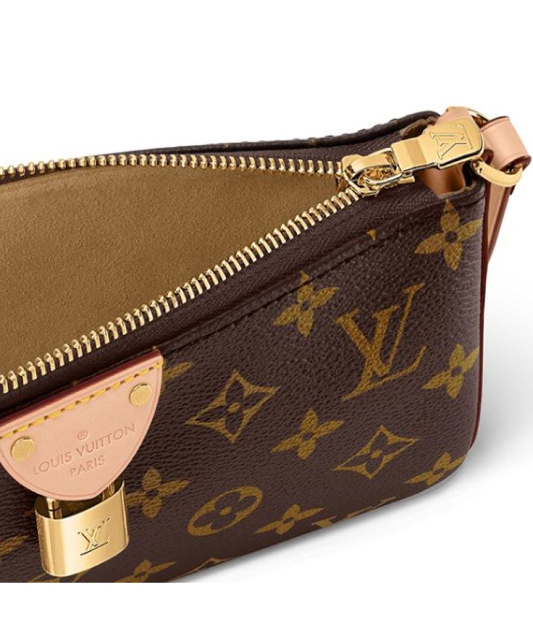 LOUIS VUITTON Коричневая сумка через плечо, фото 5