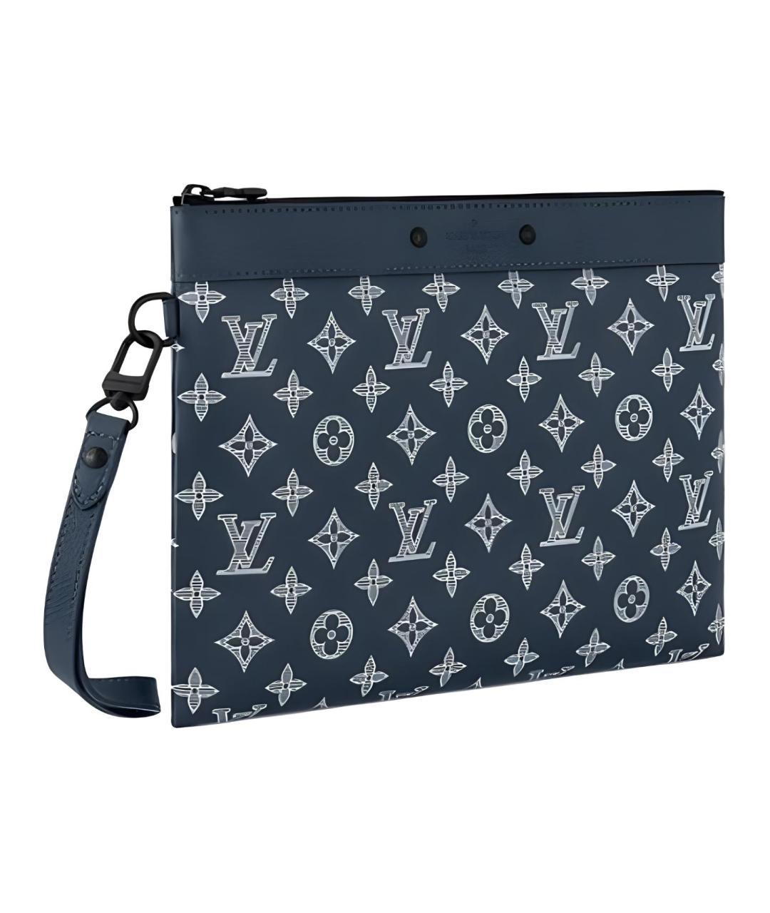 LOUIS VUITTON Темно-синяя сумка через плечо, фото 2