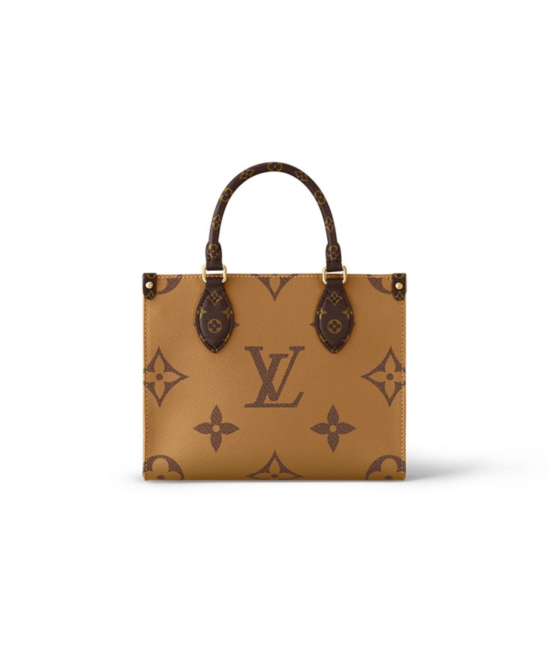 LOUIS VUITTON Коричневая сумка тоут, фото 3