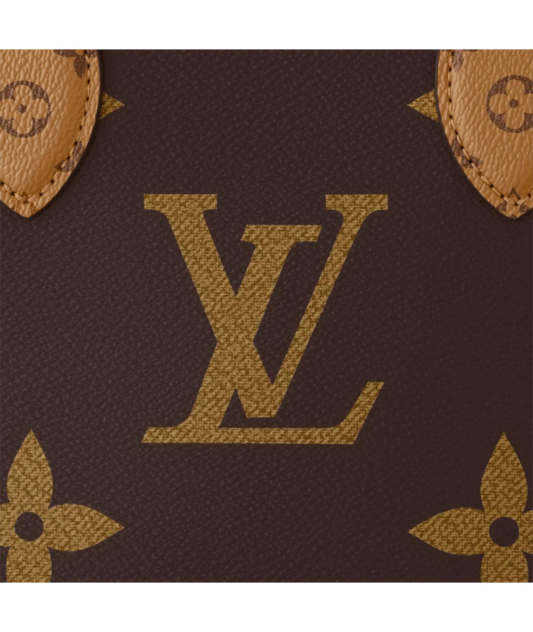 LOUIS VUITTON Коричневая сумка тоут, фото 6