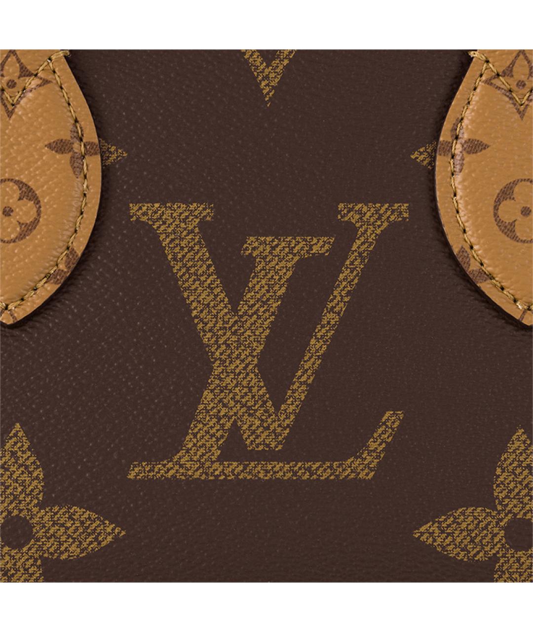 LOUIS VUITTON Коричневая сумка с короткими ручками, фото 8