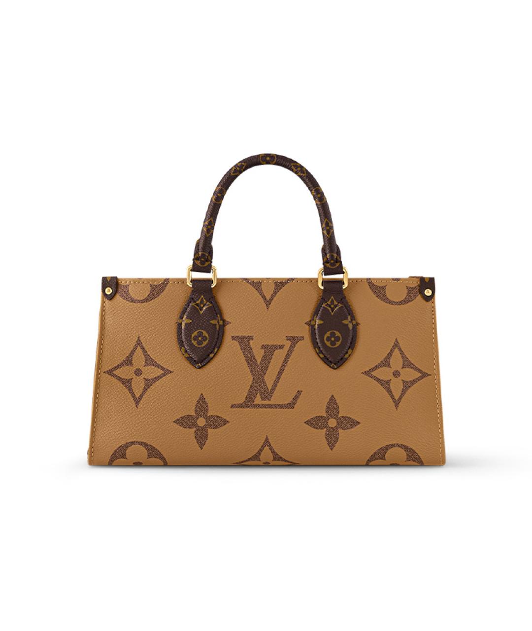 LOUIS VUITTON Коричневая сумка с короткими ручками, фото 3