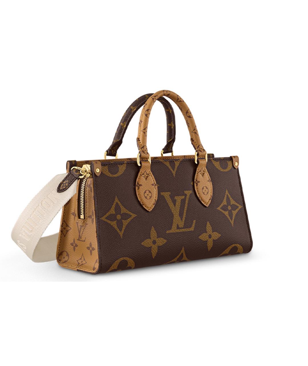 LOUIS VUITTON Коричневая сумка с короткими ручками, фото 2
