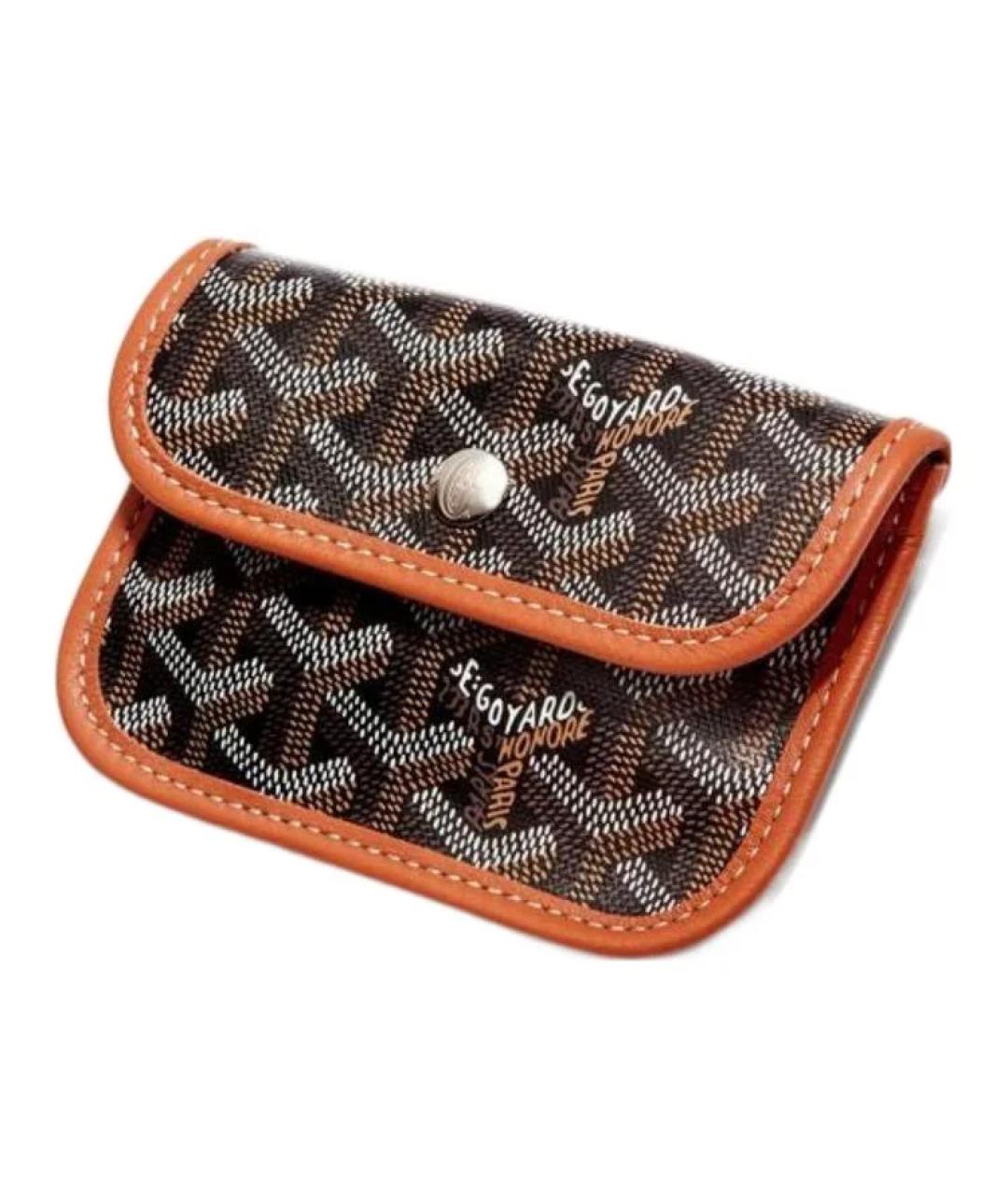 GOYARD Коричневая кожаная сумка через плечо, фото 5