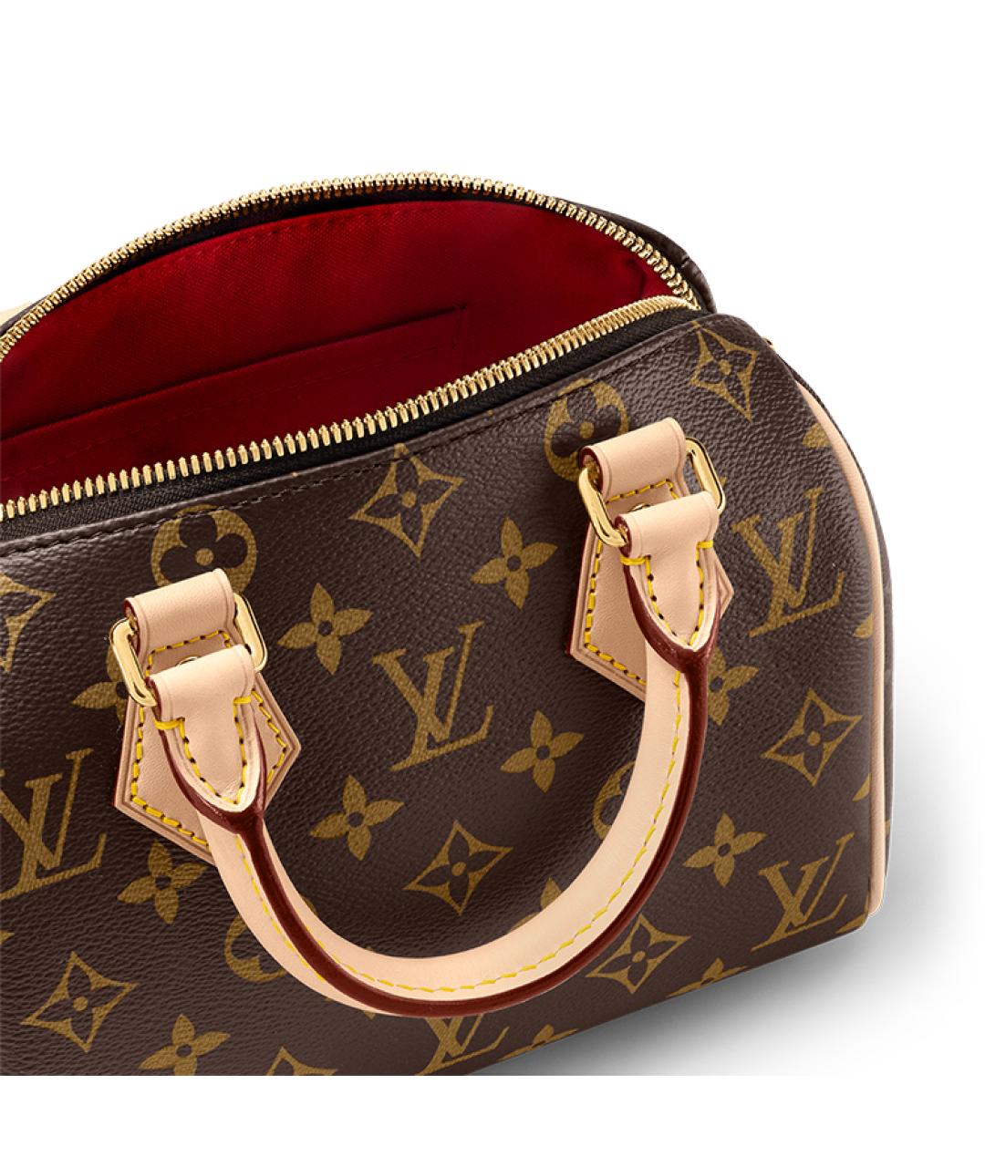 LOUIS VUITTON Коричневая сумка с короткими ручками, фото 6