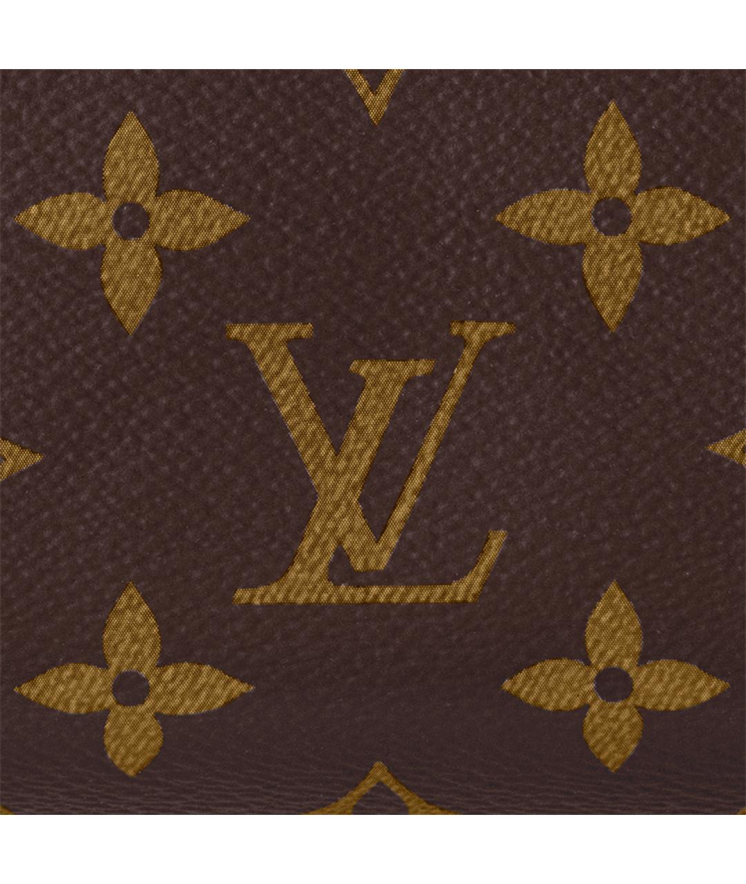 LOUIS VUITTON Коричневая сумка с короткими ручками, фото 7