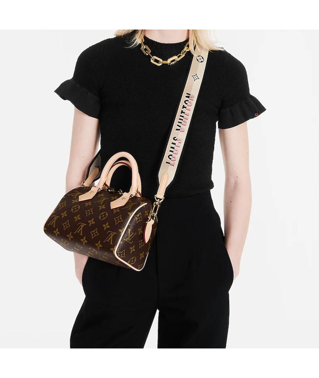 LOUIS VUITTON Коричневая сумка через плечо, фото 7