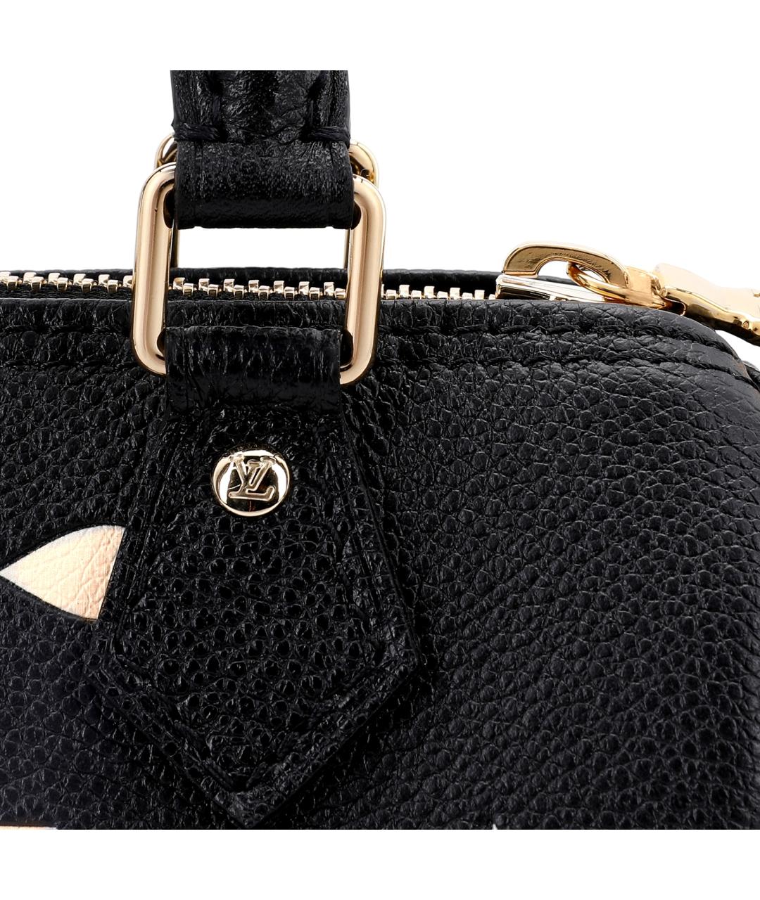LOUIS VUITTON Черная сумка с короткими ручками, фото 6